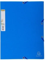 Exacompta 56982E Gumis mappa karton  forever a/4 kék kép