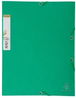 Exacompta 56983E Gumis mappa karton  forever a/4 zöld kép