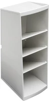 Exacompta 68113D Asztali rendező, multifunkciós, 4 rekeszes, 8x23x11 cm,