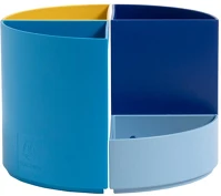 Exacompta 68202D Írószertartó  'the quarter' bee blue asztali műanyag kép