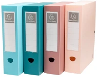 Exacompta 89370E Füzetbox pp  skandi a/4 80 mm gerinccel patentos vegyes színek kép