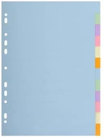 Exacompta COR_EX1612E Regiszter, karton, a4, 12 részes, pasztell színek kép