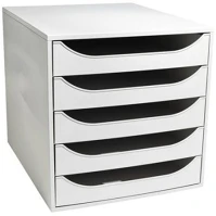 Exacompta COR_EX229606D Irattároló, műanyag, 5 fiókos,  