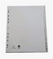 Exacompta COR_EX2931E Regiszter, műanyag, a4+, 1-31, szürke kép
