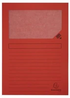 Exacompta COR_EX50105E Mappa, ablakos, karton,  