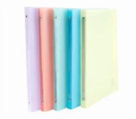 Exacompta COR_EX51170E Gyűrűs könyv, 4 gyűrű, 20 mm, a4, pp, vegyes pasztell színek kép