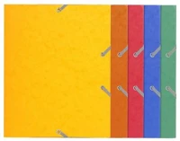 Exacompta COR_EX55200E Gumis mappa, prespán, a5, vegyes színek kép