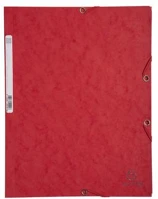 Exacompta COR_EX55505E Gumis mappa, prespán, a4, piros kép