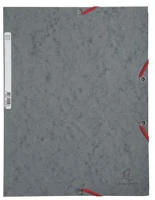 Exacompta COR_EX55511E Gumis mappa, prespán, a4, sötét szürke kép