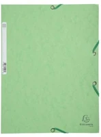 Exacompta COR_EX55513E Gumis mappa, prespán, a4, lágy zöld kép
