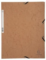 Exacompta COR_EX55524E Gumis mappa, prespán, a4, barna kép