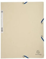 Exacompta COR_EX55532E Gumis mappa, prespán, a4, elefántcsont kép