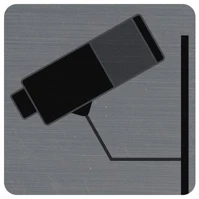 Exacompta COR_EX67180E információs tábla, öntapadó, 7,5x7,5 cm, alumíniumhatású, exacompta kép