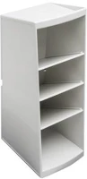 Exacompta COR_EX68113D Asztali rendező, multifunkciós, 4 rekeszes, 8x23x11 cm,  