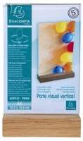 Exacompta COR_EX86258D Laptartó, álló, a6, áttetsző kép