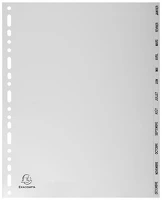 Exacompta JAN-DEC 12 Regiszter pp  a/4 maxi jan-dec 12 részes szürke kép