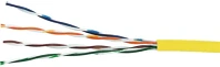 Excel 100-091 Patch kábel cat.5e utp 26awg pvc köpeny 305m, sárga kép