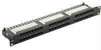 Excel 100-460 Excel Patch panel 24-es Cat.5e UTP tehermentesítővel,1U kép