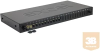 Excel 200-464 Optikai patch panel 1U MM LC duplex 24 port, 12 LC duplex toldóval töltve kép