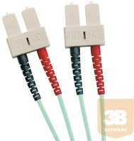 Excel 204-309 Optikai duplex patch kábel sc-sc 50/125 om4 2m-aquaexcel kép