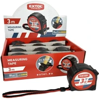 Extol 3153 Mérőszalag, gumírozott, 2 stoppos, 3m×19mm kép