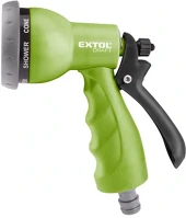 Extol 70113 pisztoly szórófej, locsoló, ergonomikus , műanyag 7 féle sugár, kuplung kép