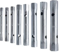 Extol 8816370 Csőkulcs készlet, 10db (8 csőkulcs+2 hajtóvas), crv., 6-22mm kép