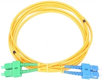 Extralink 1580 Sc/upc-sc/apc | patchcord | pvc, single mode, duplex, g652d, 3mm, 0,5m kép