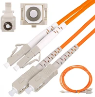 Extralink 1593 Sc/upc-lc/upc | patchcord | multimode, om2, duplex, 3mm, 3m kép