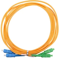 Extralink 1647 Sc/apc-sc/upc | patchcord | single mode, duplex, g652d, 3mm, 15m kép