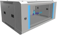 Extralink 4U 600X450 4u 600x450 gray | rackmount cabinet | wall mounted kép