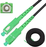 Extralink g.657a2, 10m Extralink SC/APC-SC/APC | Patchcord | Round, drop, single mode, Simplex, G.657A2, 10m