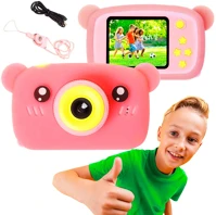 Extralink H25 PINK Kids camera h25 pink kép