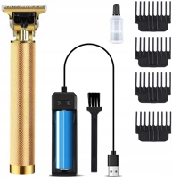 Extralink MASZYNKA DO STRZYŻENIA TRYMER ZŁOTY NAKŁADKI Maszynka do strzyżenia trymer złoty nakładki kép