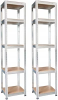 Extralink SET OF TWO 5-LEVEL | set of two 5-level shelves | 180x40x40 cm, 175 kg kép