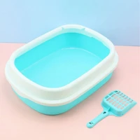 Extralink ŻWIREK Z RAMKĄ OTWARTA DUŻA PET-847 pets kuweta dla kota z łopatką toaleta na kép