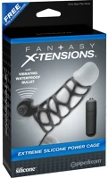 Extreme H05PIPE414323 Silicone power cage  black kép