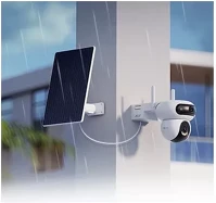 Ezviz 4MP+4MP akkumulátoros okos biztonsági kamera, napelem, kétirányú beszéd kép
