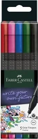 Faber 151604 Tűfilc faber castell grip alap színek 0,4mm 5 db/készlet