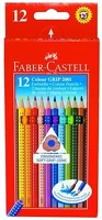 Faber-castell 07.00892 Színes ceruza  grip háromszögletű 12 darabos kép