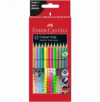 Faber-castell 07.02155 Színes ceruza  2015 colour grip háromszögletű 12 darabos kép