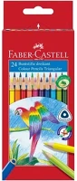Faber-castell 07.02157 Színes ceruza  1165 papagáj háromszögletű 24 darabos kép