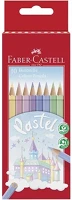 Faber-castell 07.02853 Színes ceruza  pasztell hatszögletű 10 darabos kép