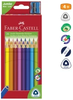 Faber-castell 116520 Színes ceruza  junior háromszögletű 20 db/készlet kép