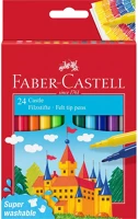 Faber-castell 24 KLF Rostirón, filctoll készlet, kastélyos faber-castell 24 klf. szín kép
