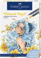 Faber-castell 8KLF Rostirón, filctoll készlet alkoholos kétvégű goldfaber sketch romantikus kép