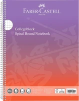 Faber-castell A4 80LAP kockás színátmenetes borítással faber-castell piros-lila kép