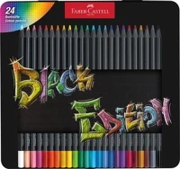 Faber-castell COR_TFC116425 színes ceruza készlet, háromszögletű, fémdobozban, faber-castell 