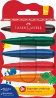 Faber-castell COR_TFC120409 Zsírkréta készlet, 6 különböző szín kép