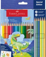 Faber-castell FC111222 Dinoszaurusz 18+6 db hatszögletű színes ceruza készlet kép